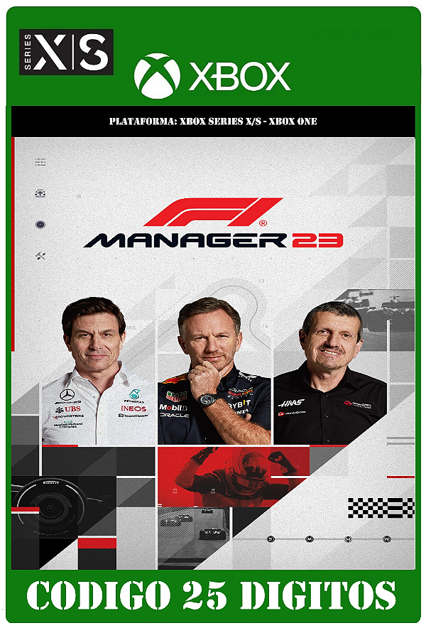 F1 Manager 2023  - Xbox One / Series X|S (Código 25 Dígitos) Mídia Digital