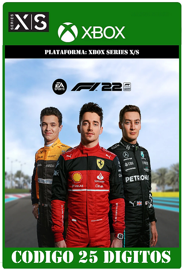 F1 22  - Xbox Series X|S (Código 25 Dígitos) Mídia Digital