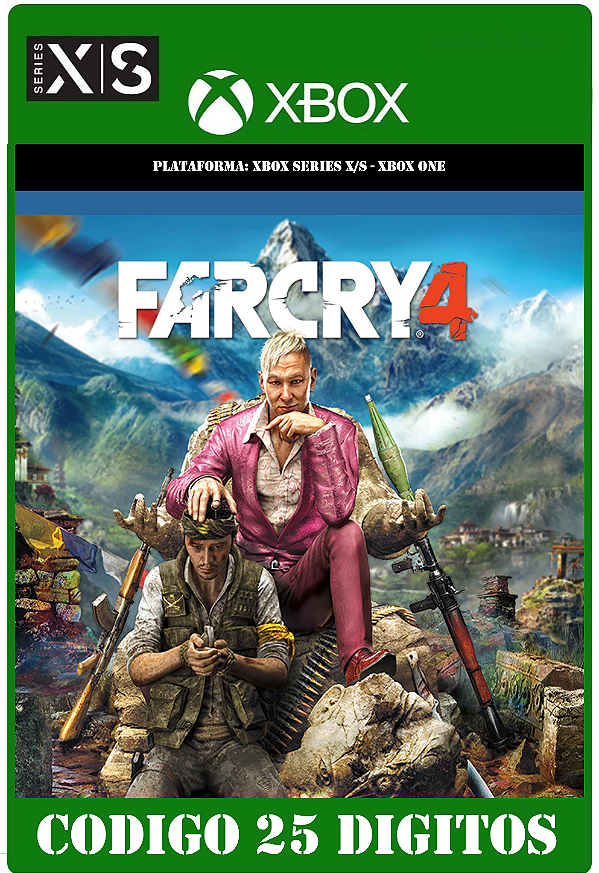 Far Cry 4 - Xbox One / Series X|S (Código 25 Dígitos) Mídia Digital