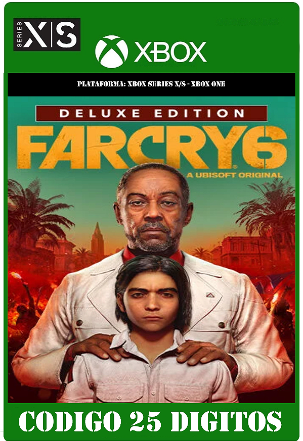 Far Cry 6 Deluxe Edition - Xbox One / Series X|S (Código 25 Dígitos) Mídia Digital