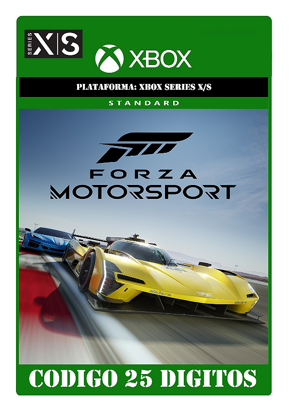 Forza Motorsport Standard Edition - Xbox One / Series X|S (Código 25 Dígitos) Mídia Digital
