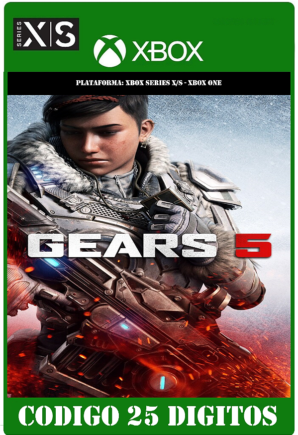 Gears 5 - Xbox One / Series X|S (Código 25 Dígitos) Mídia Digital