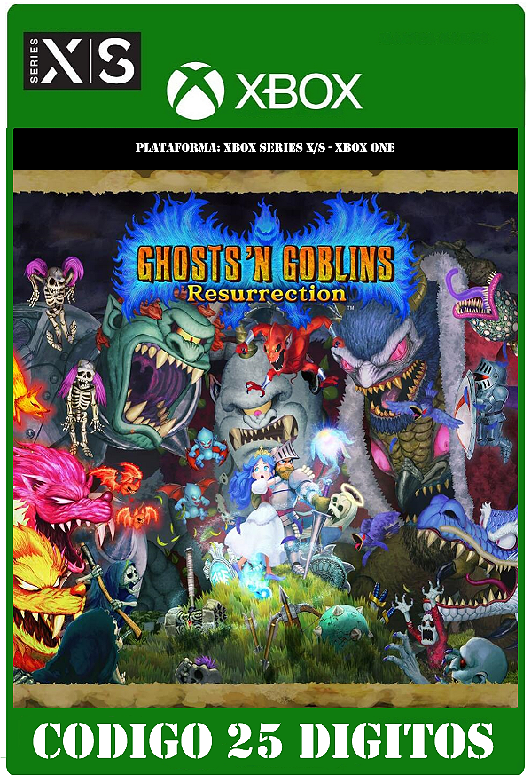 Ghosts 'n Goblins Resurrection - Xbox One / Series X|S (Código 25 Dígitos) Mídia Digital