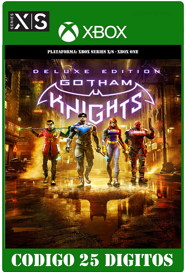 Gotham Knights: Deluxe - Xbox Series X|S (Código 25 Dígitos) Mídia Digital
