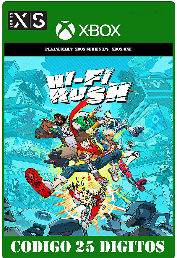 Hi-Fi RUSH - Xbox Series X|S (Código 25 Dígitos) Mídia Digital