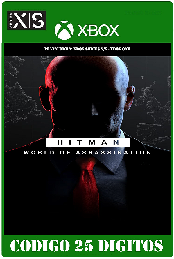 HITMAN World of Assassination - Xbox One / Series X|S (Código 25 Dígitos) Mídia Digital