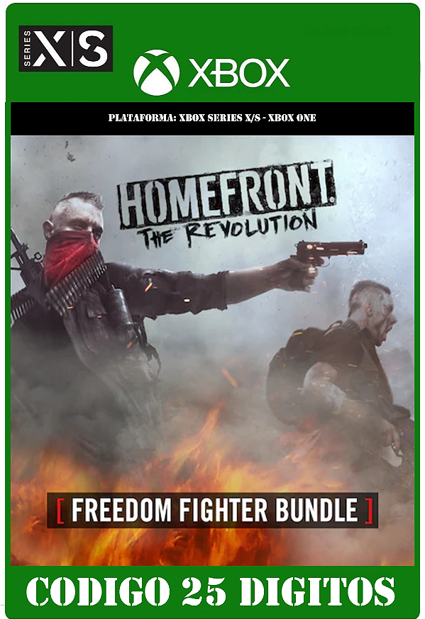 Homefront: The Revolution 'Freedom Fighter' Bundle - Xbox One / Series X|S (Código 25 Dígitos) Mídia Digital