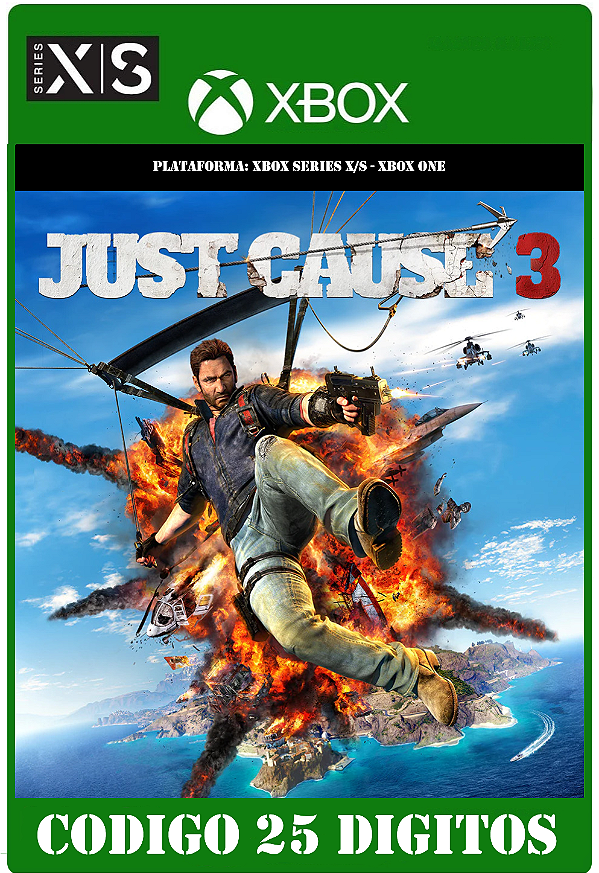 Just Cause 3 - Xbox One / Series X|S (Código 25 Dígitos) Mídia Digital