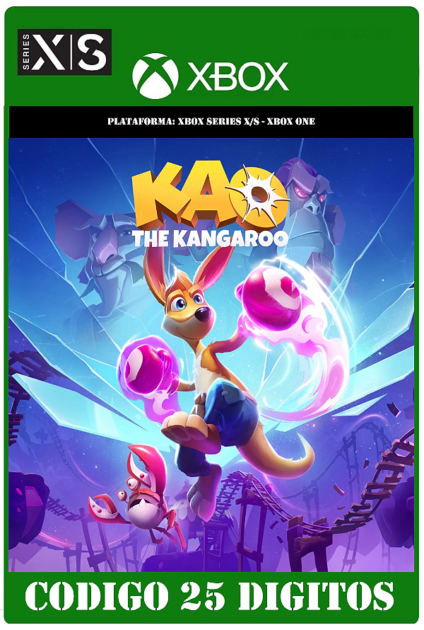Kao the Kangaroo - Xbox One / Series X|S (Código 25 Dígitos) Mídia Digital