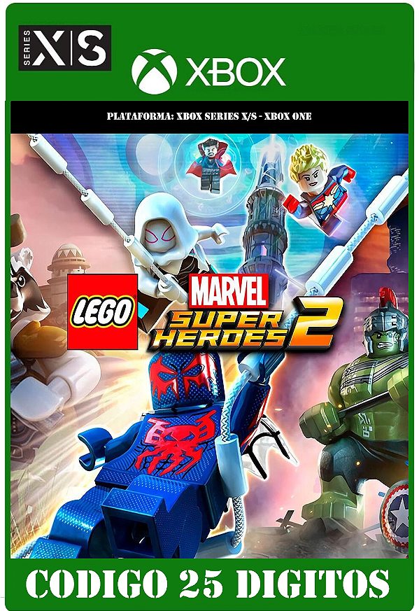 LEGO Marvel Super Heroes 2 - Xbox One / Series X|S (Código 25 Dígitos) Mídia Digital