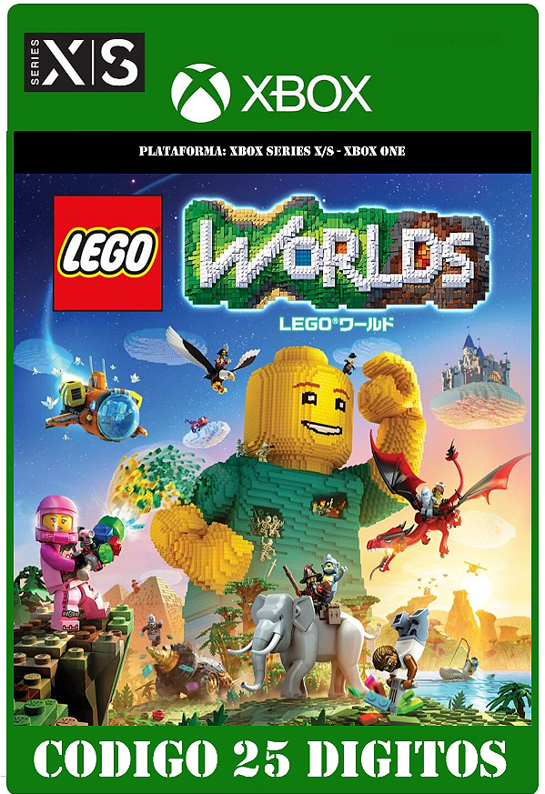 LEGO Worlds - Xbox One / Series X|S (Código 25 Dígitos) Mídia Digital