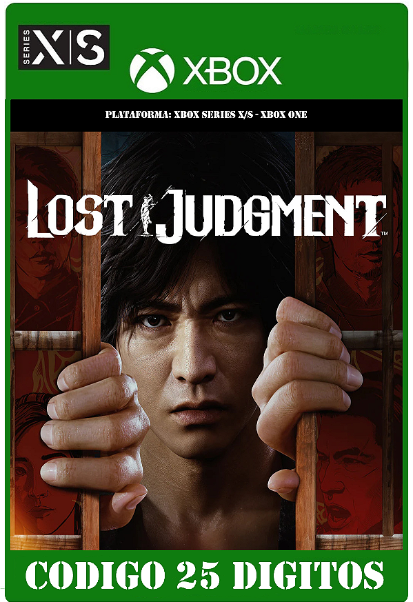 Lost Judgment – Digital Deluxe Edition - Xbox One / Series X|S (Código 25 Dígitos) Mídia Digital