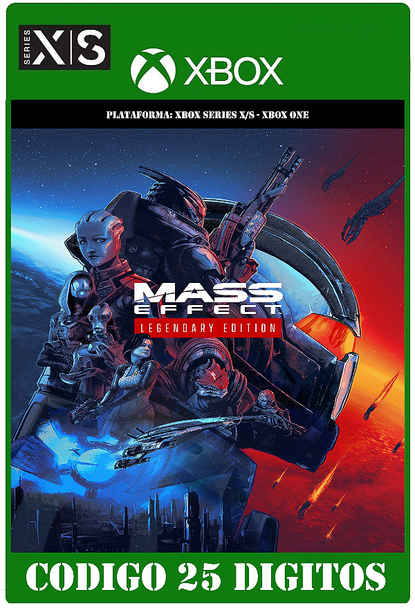 Mass Effect Legendary Edition - Xbox One / Series X|S (Código 25 Dígitos) Mídia Digital