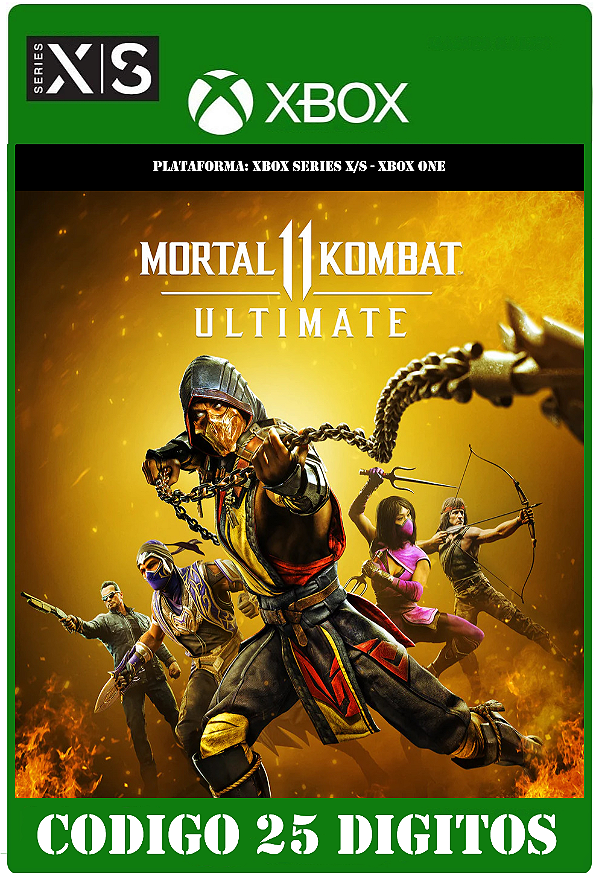 Mortal Kombat 11 Ultimate - Xbox One / Series X|S (Código 25 Dígitos) Mídia Digital
