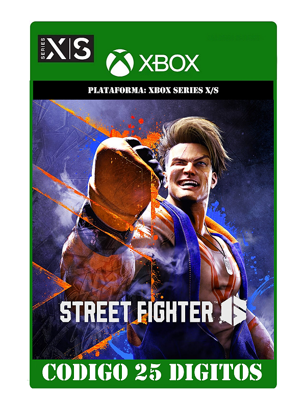 Street Fighter 6 - Xbox Series X|S (Código 25 Dígitos) Mídia Digital