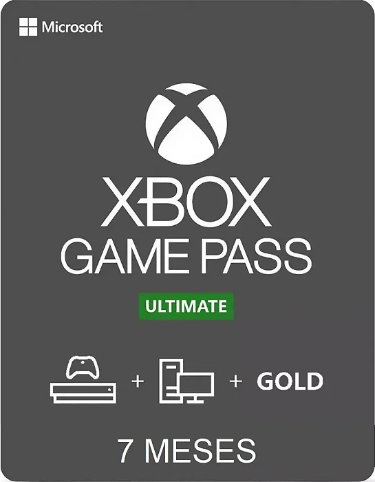 Game Pass Ultimate 7 Meses - BRASIL - Xbox One / Series X|S (Código 25 Dígitos) Mídia Digital