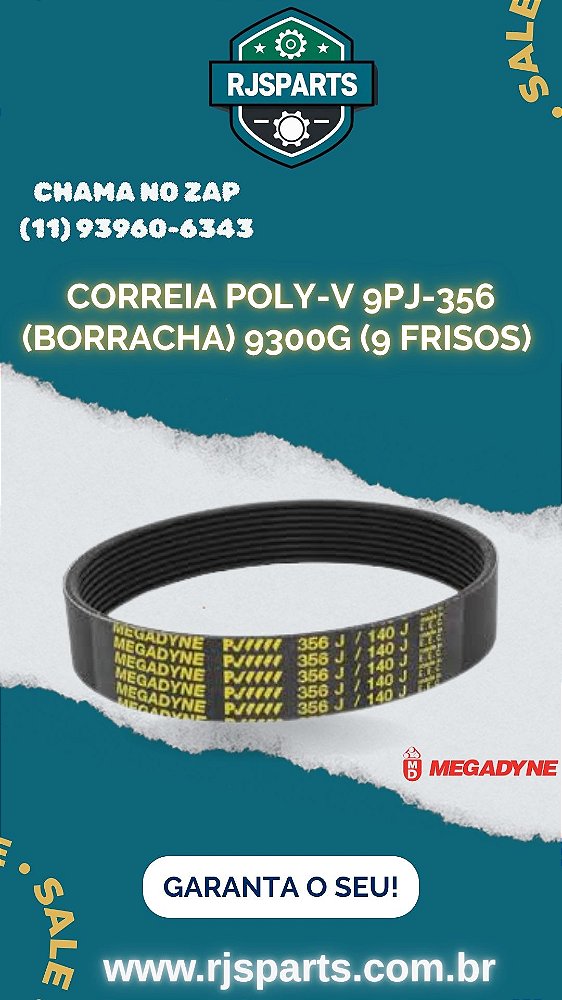 CORREIA PJ 356 9 FRISOS PARA FATIADOR DE FRIOS TOLEDO PRIX