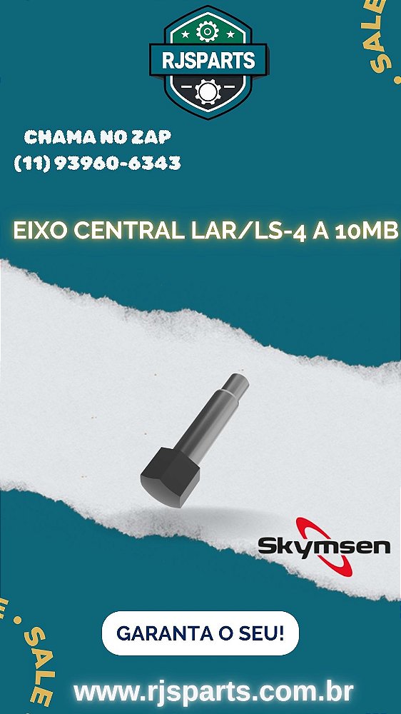 EIXO CENTRAL LAR/LS-4a10MB EMBORRACHADO MB-N