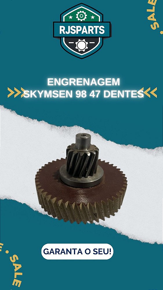 Engrenagem Moedor De Carne Boca 98 Psp-98 Skymsen 47 dentes