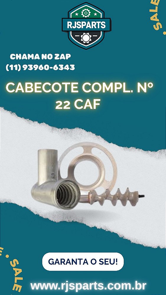 CONJUNTO BOCAL MOEDOR DE CARNE CAF 22