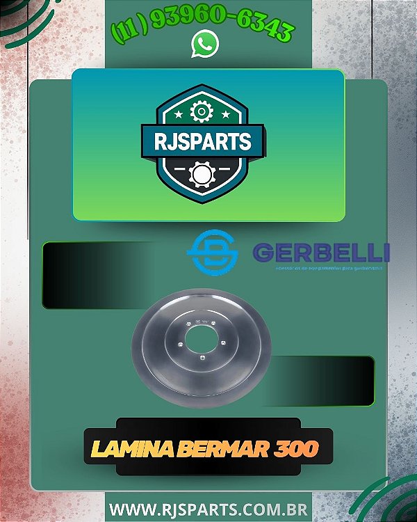 LAMINA CORTADOR/FATIADOR DE FRIOS BERMAR 300