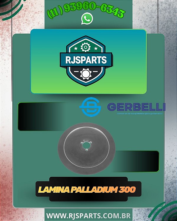 LAMINA CORTADOR/FATIADOR DE FRIOS PALLADIUM CFI 300