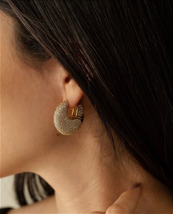 Brinco Inspiração CL Cravejado