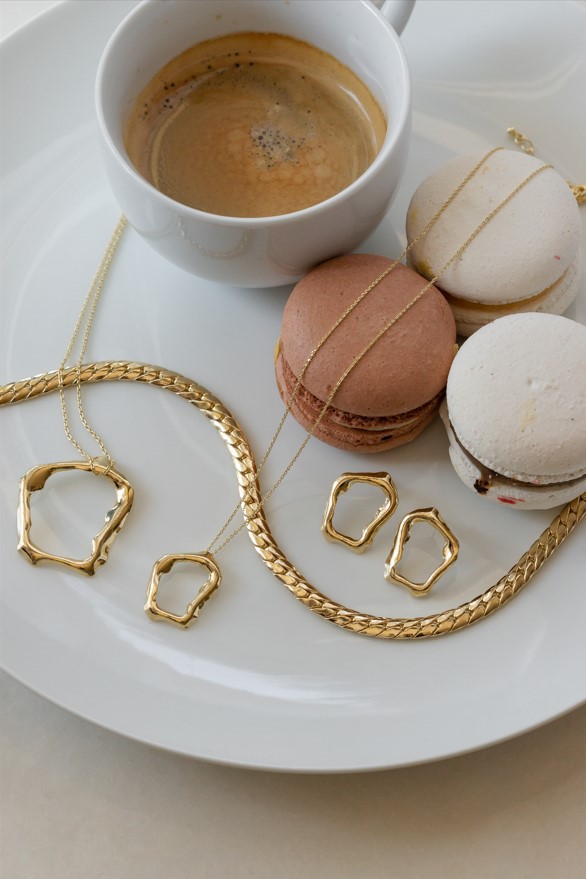 Colar Organic Vazado P