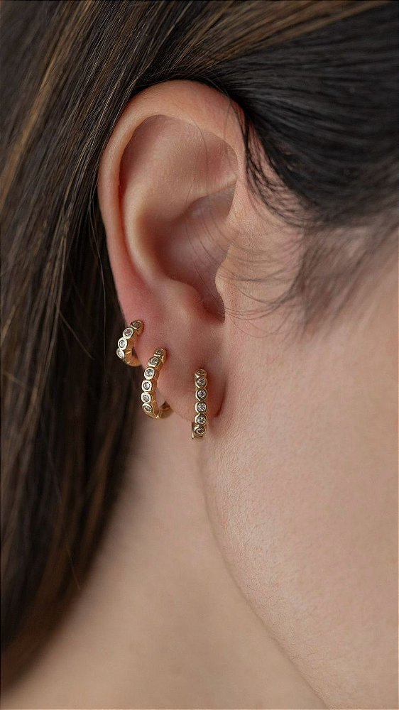 Brinco Trio de Argolas