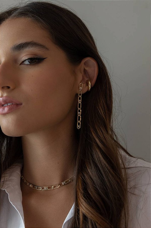 Brinco Elos E Zircônia