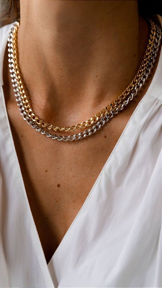 Colar Elos Grume Ouro