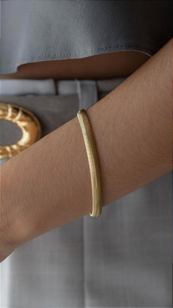 Pulseira Malha Snake 4mm