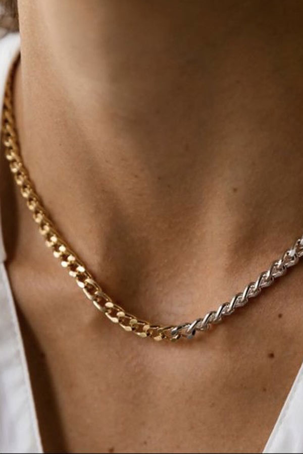 Colar Elos Grumet Mix de Banhos