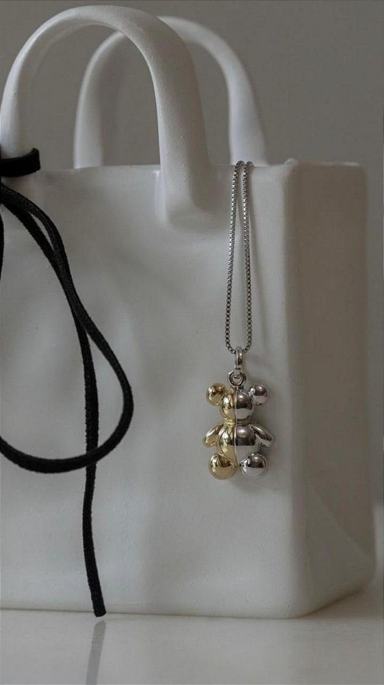 Colar Ursinho Teddy com Mix de Banhos