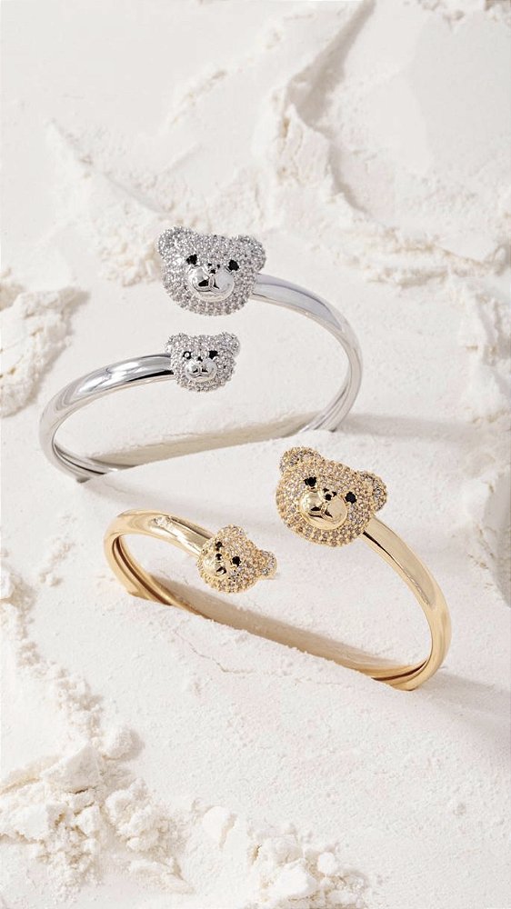 Bracelete Teddy Cravejado