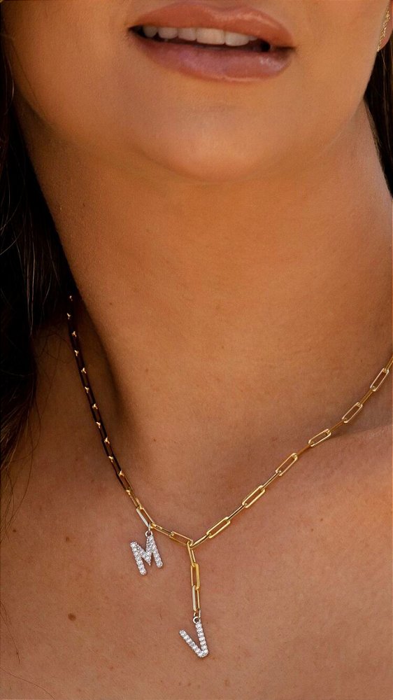 Colar Personalizado Iniciais Insp. TN