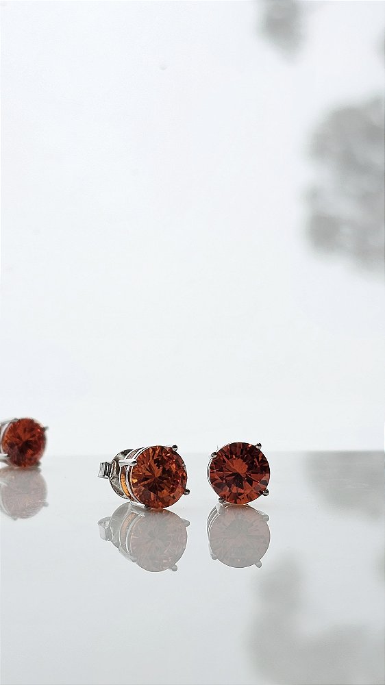 Brinco Ponto de Luz Laranja