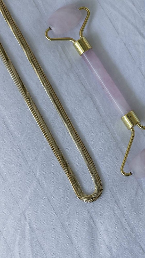 Colar Choker Malha Snake / Fio Alemão - 6mm
