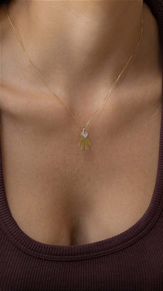 Colar Pingente Filho Mix de Banhos