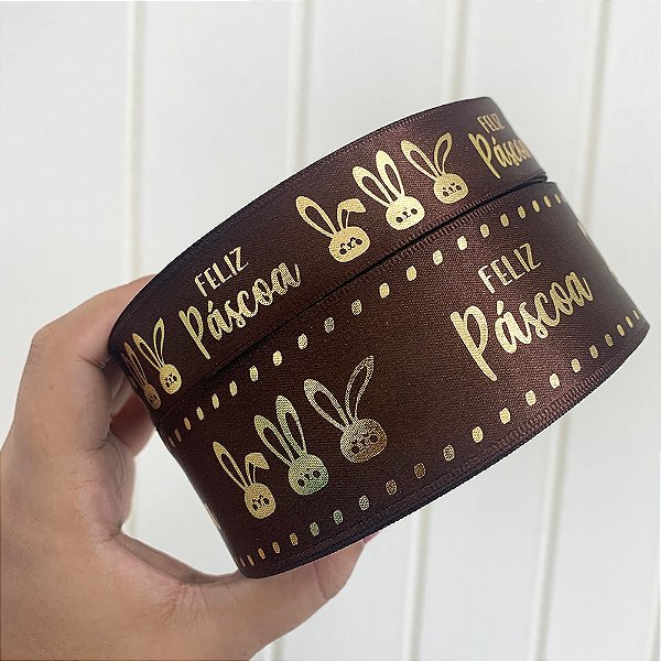 Fita Cetim - Trio de Coelhos - 50 metros