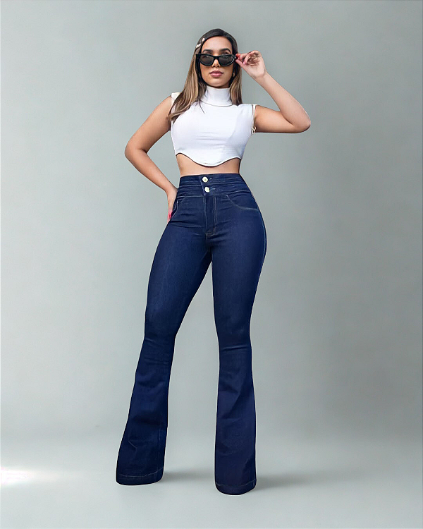 Calça Jeans Flare - Laura