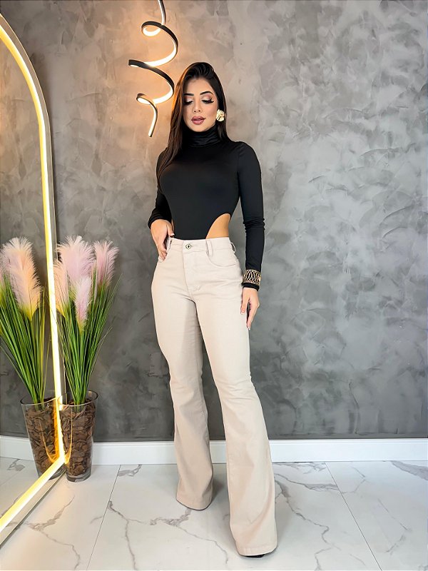 Calça Jeans Flare - Color