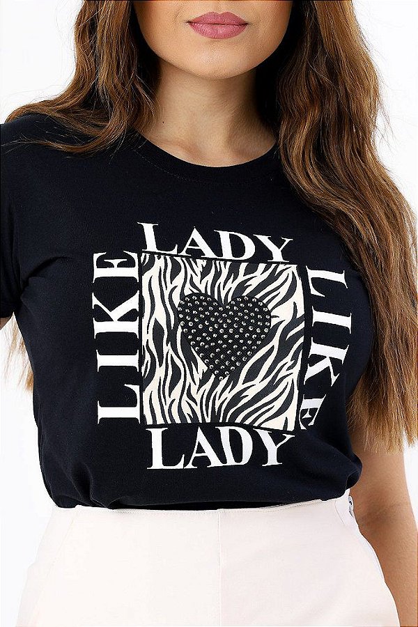 T-shirt - Lady LIike Coração