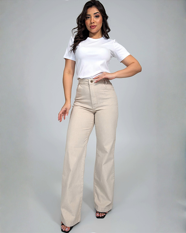 Calça Jeans Wide Leg - Colors