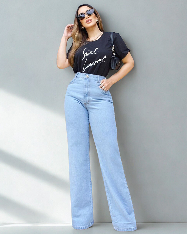 Calça Jeans Wide Leg - Gaby