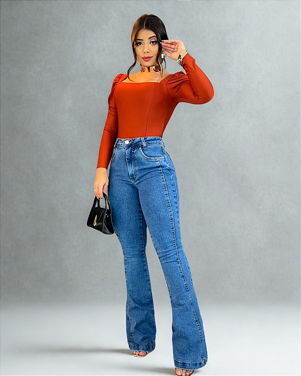 Calça Jeans Flare - Betina