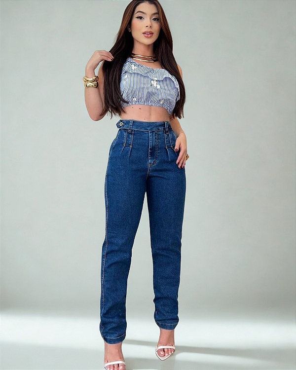 Calça Jeans Mom - Camille