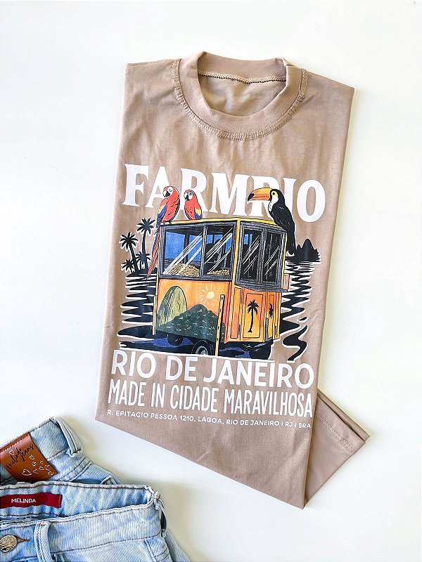 T-Shirt Feminina Estampas Rio