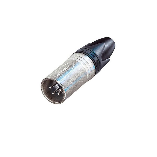 Conector xlr cabo macho 4 polos nickel NC4FXX neutrik