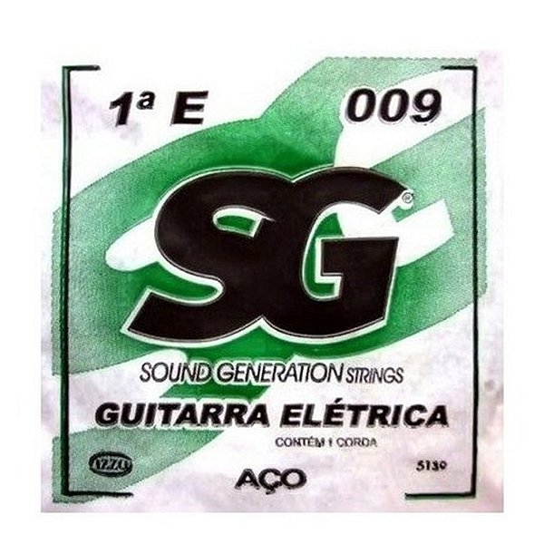 Corda Avulsa Guitarra 1ª Primeira Mi 09 SG Strings 5139